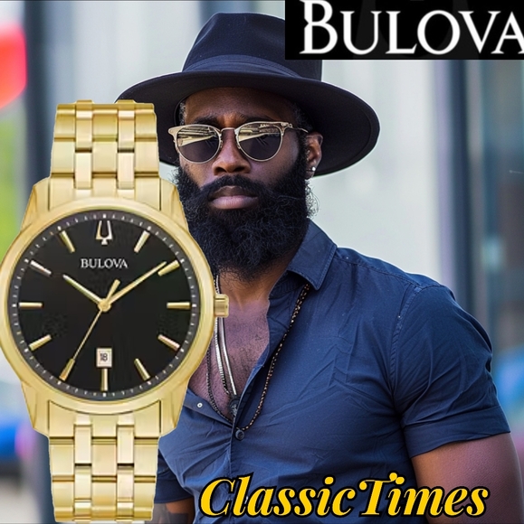 Bulova Other - ***BRAND NEW*** BULOVA Men's Gold-Tone CLASSIC Stainless Steel Watch